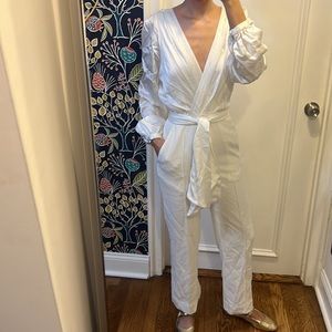 NWT never worn Jonathan Simkhai white jumpsuit